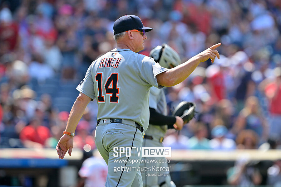 ▲ A.J 힌치 디트로이트 감독