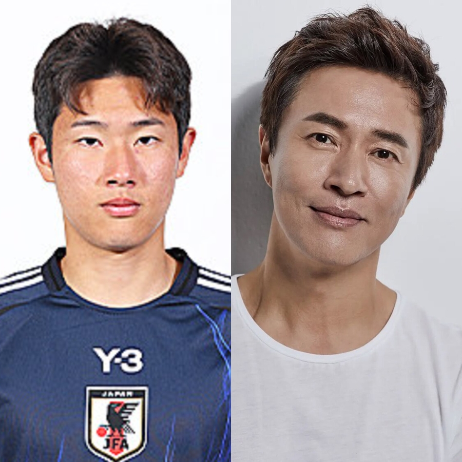 ▲ 김정민 아들 다니 다이치(김도윤)과 김정민. 출처|일본축구협회, 김정민 인스타그램