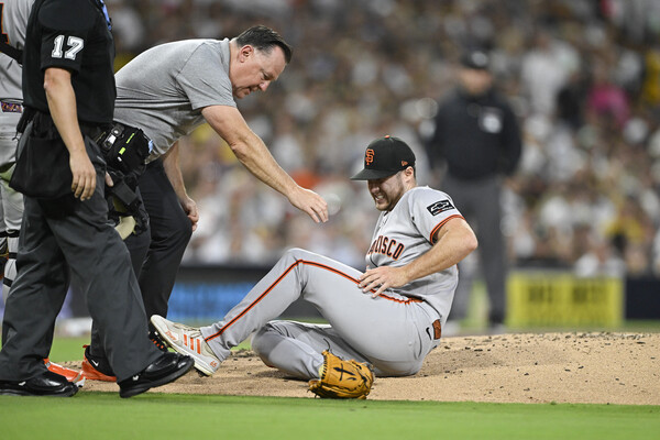 ▲ 샌프란시스코 자이언츠 투수 랜던 루프. ⓒ연합뉴스/REUTERS