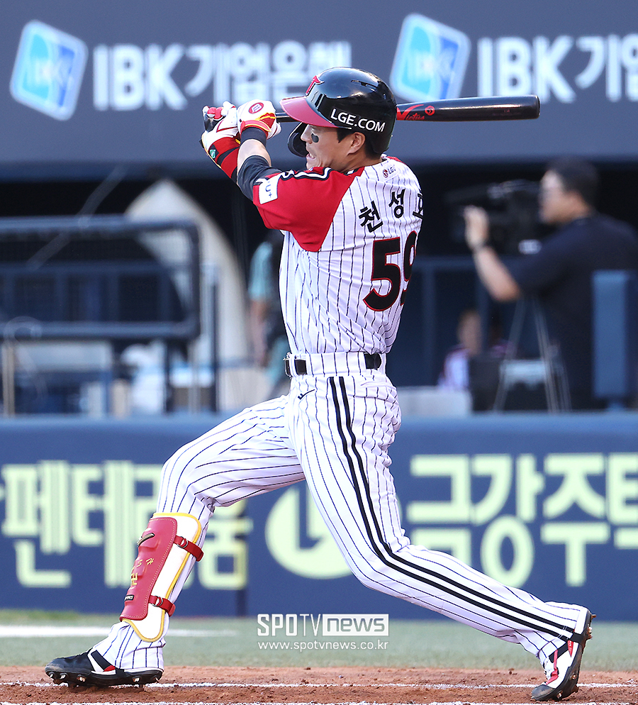 ▲ 트레이드 이후 다양한 방면에서 활용되며 팀 내 자리를 잡고 있는 천성호 ⓒ곽혜미 기자