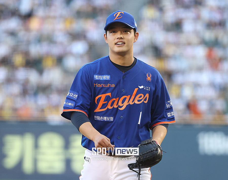 ▲ 문동주는 24일 불펜 35구를 완료했고, 27일 복귀전을 계획하고 있다 ⓒ곽혜미 기자