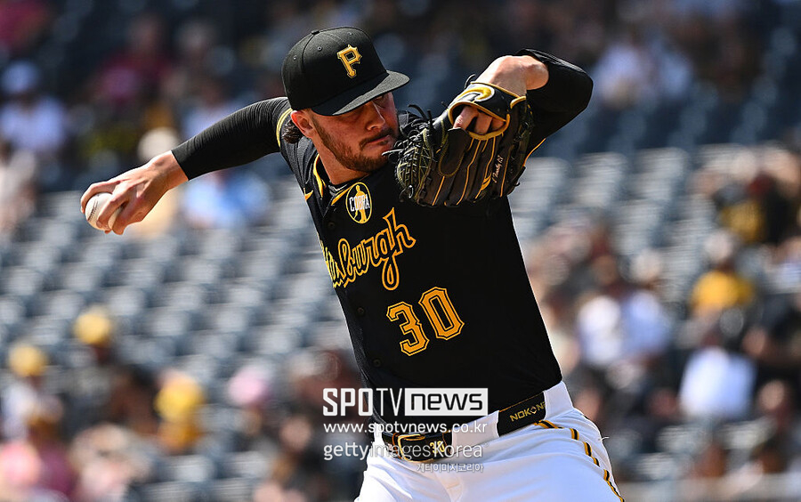 ▲ 피츠버그 파이리츠 마운드 기둥은 메이저리그 2년 차 폴 스킨스가 지탱하고 있다 해도 과언이 아니다.