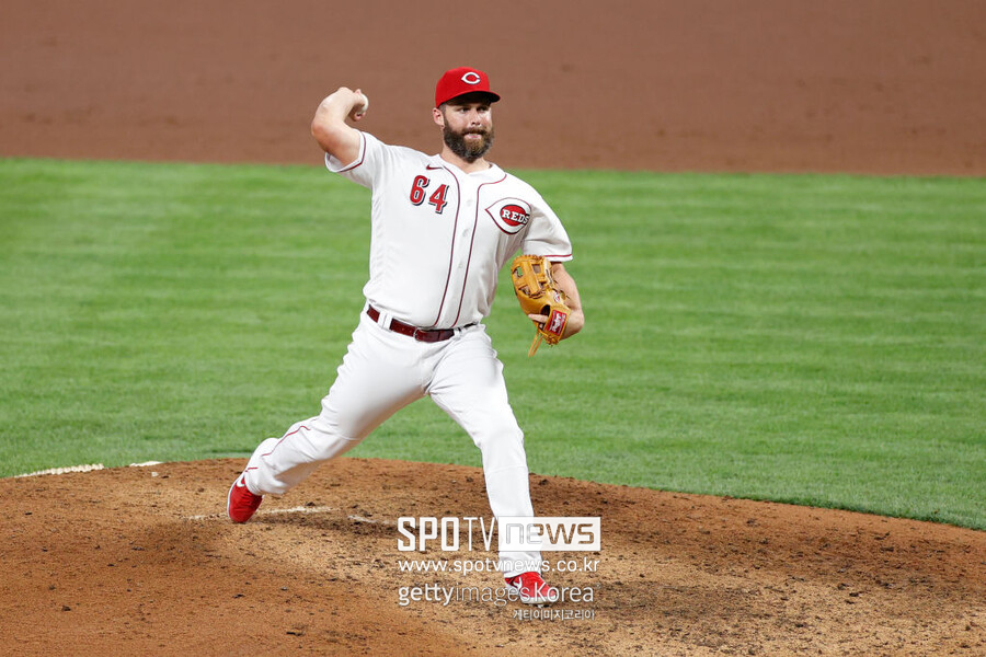 ▲ 신시내티 레즈 시절 마운드에 선 맷 데이비슨.