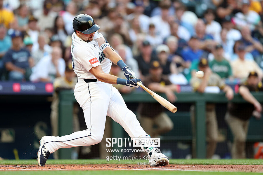 ▲ 칼 랄리의 시즌 50호 홈런 순간.