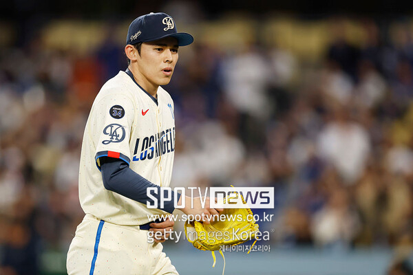 ▲ LA다저스의 일본인 투수 사사키 로키.