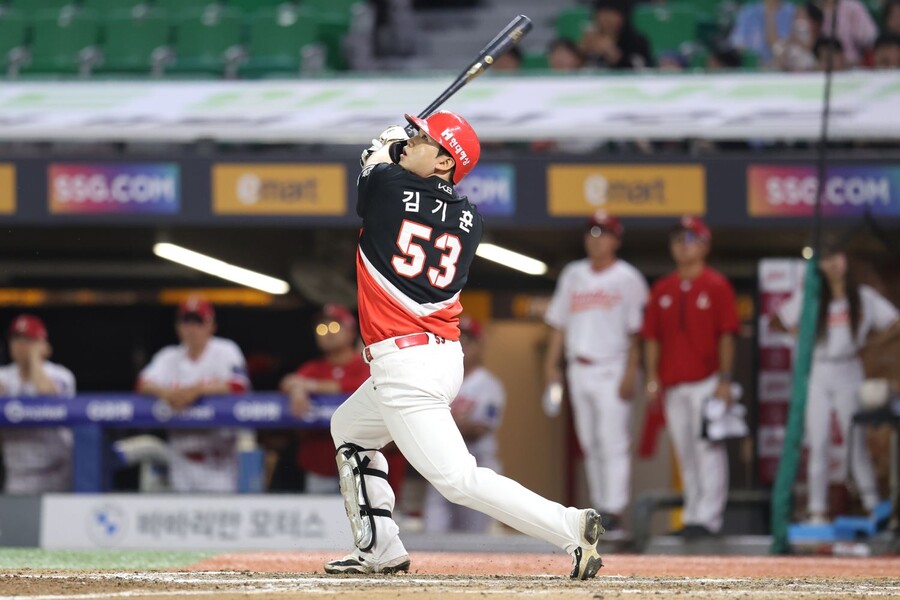 ▲ 아마추어 시절 4번 타자로도 이름을 날렸던 KIA 투수 김기훈 ⓒKIA타이거즈