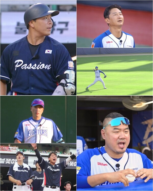 ▲ 1일 공개되는 '불꽃야구' 장면들. 제공|스튜디오C1