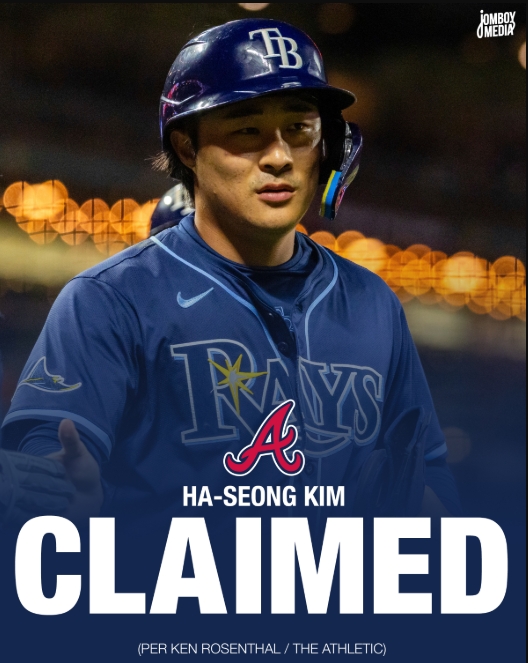 ▲ 애틀랜타 브레이브스가 김하성을 웨이버로 영입했다. ⓒTalkin baseball sns