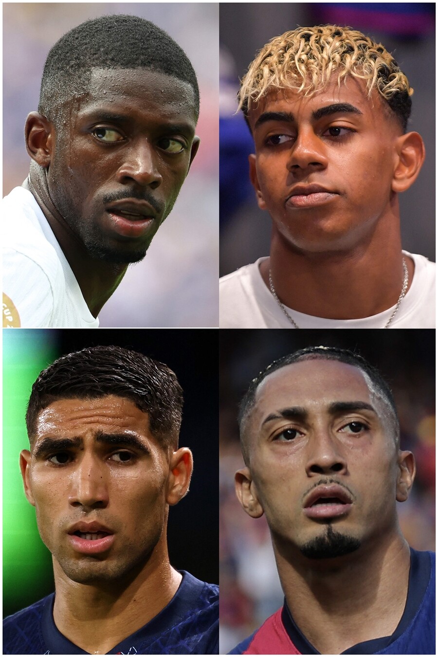 ▲ 남자 발롱도르의 이름이 호명되는 순간, 파리 샤들레 극장은 뜨거운 함성으로 가득 찼다. 우스만 뎀벨레였다. 도르트문트와 바르셀로나 시절 불안한 활약으로 ‘금쪽이’라는 꼬리표가 붙었던 그는 PSG 이적 후 화려하게 부활했고, 마침내 발롱도르를 품에 안았다. ⓒ연합뉴스/AFP