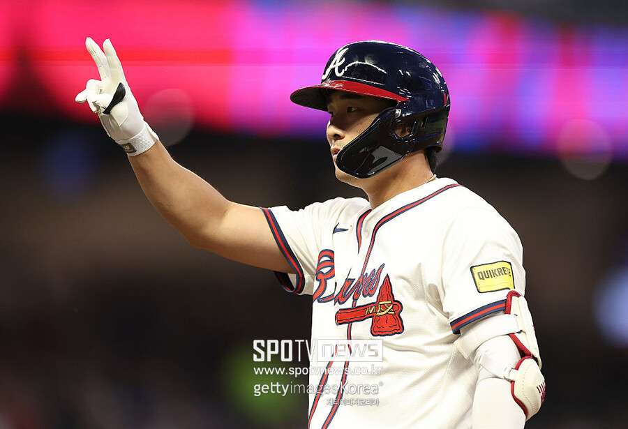 ▲ 워싱턴 내셔널스와 경기에서 10경기 연속 안타를 이어간 김하성.