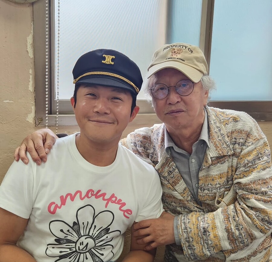 ▲ 조세호(왼쪽), 전유성. 출처| 조세호 SNS