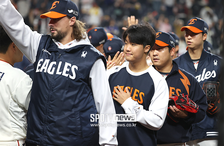 ▲ 한화 이글스는 대전 한화생명볼파크에서 LG가 1위 세리머니를 펼치는 일을 막아냈다. ⓒ곽혜미 기자
