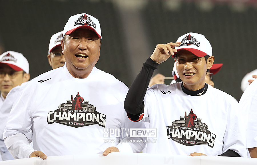▲ 차명석 단장 염경엽 감독 ⓒ곽혜미 기자