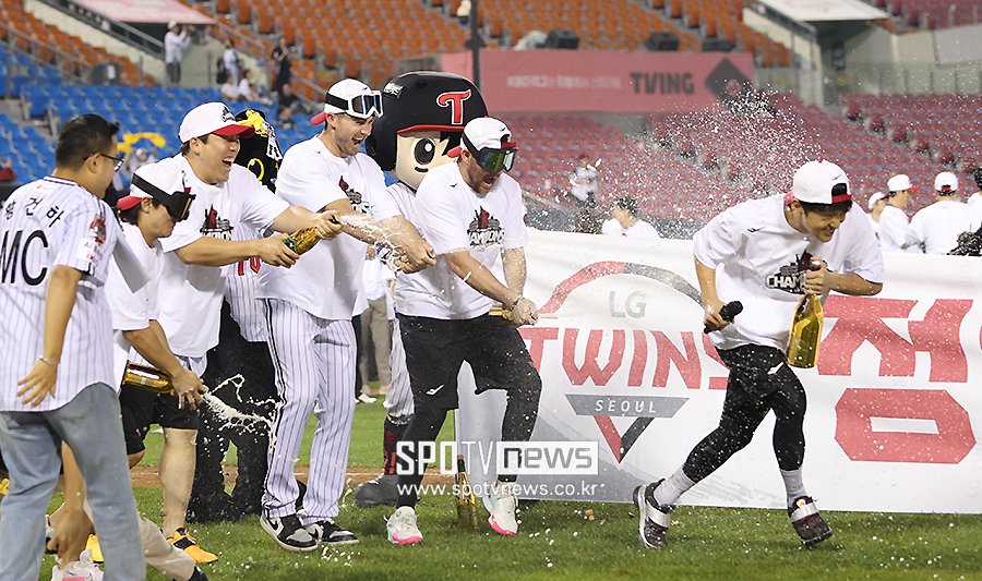 ▲ 김현수 톨허스트 오스틴 박해민 ⓒ곽혜미 기자