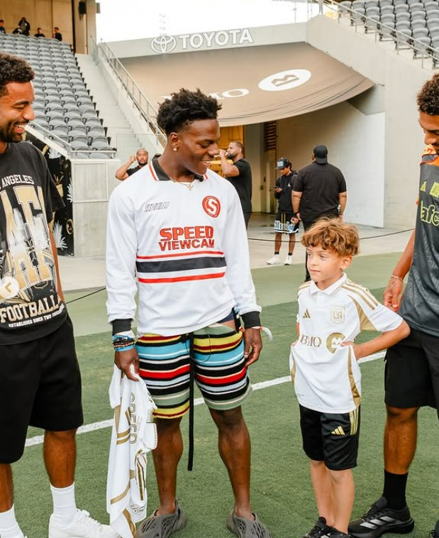 ▲ LAFC를 방문한 아이쇼스피드  ⓒLAFC