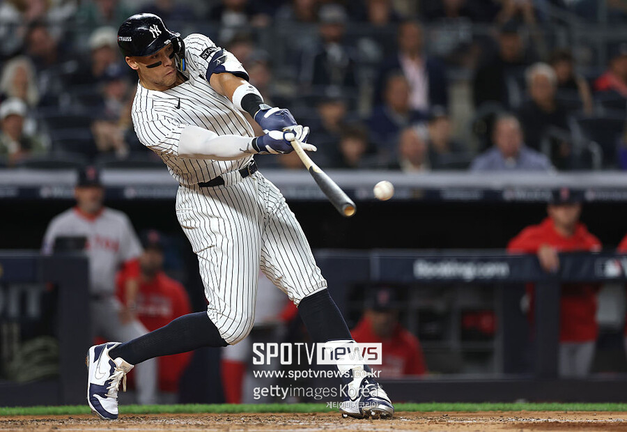 ▲ 올해 포스트시즌에서 맹활약을 이어 가고 있는 애런 저지