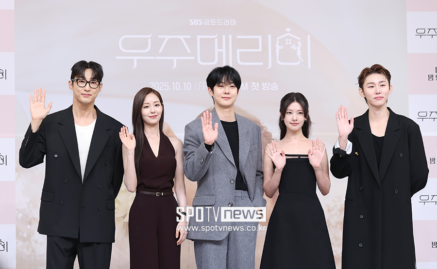 ▲ 배나라 신슬기 최우식 정소민 서범준 ⓒ곽혜미 기자