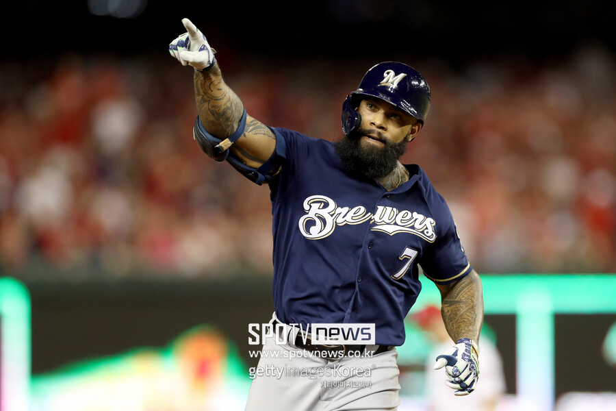 ▲ 밀워키 시절 에릭 테임즈.