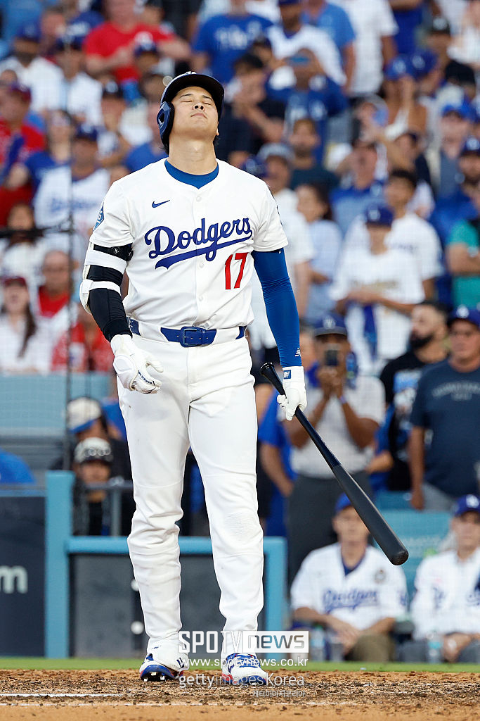 ▲ 로버츠 감독은 오타니의 부진 이유에 대해 상대 좌완의 적시 기용과 타격 판단의 미묘한 흐트러짐을 뽑는다