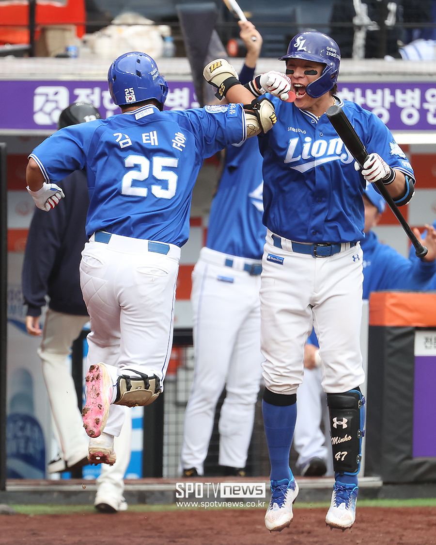 ▲ 김태훈 강민호 ⓒ곽혜미 기자