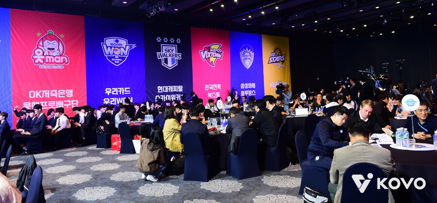 ▲ 2024-2025 KOVO 남자부 신인 드래프트 ⓒKOVO