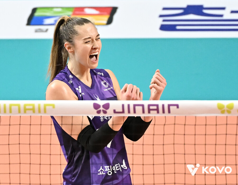 ▲ 레베카 라셈 ⓒKOVO