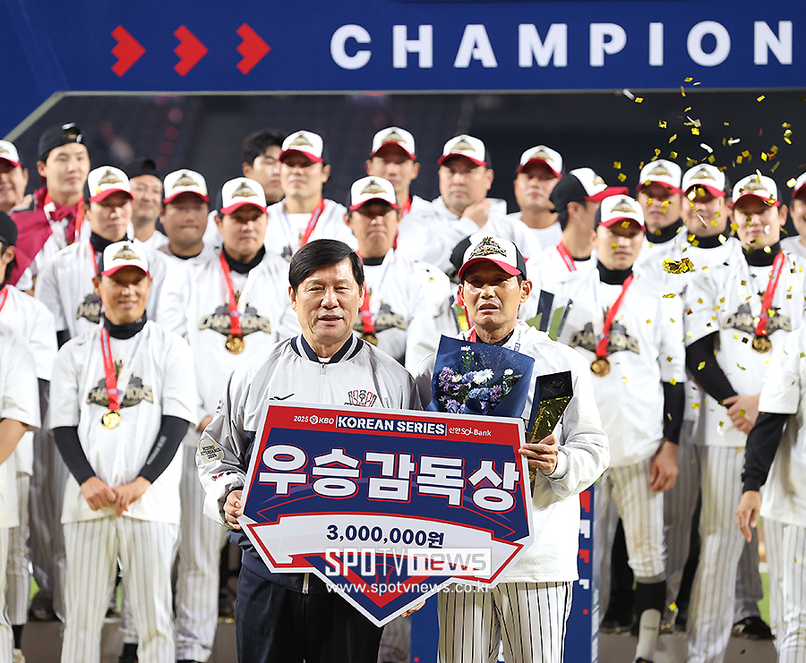 ▲ 허구연 총재 염경엽 감독 ⓒ곽혜미 기자