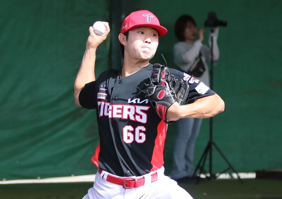 ▲ 올해 뚜렷한 가능성을 선보이며 KIA 1군 선발 경쟁의 예비 자원까지 치고 올라간 이도현 ⓒKIA타이거즈