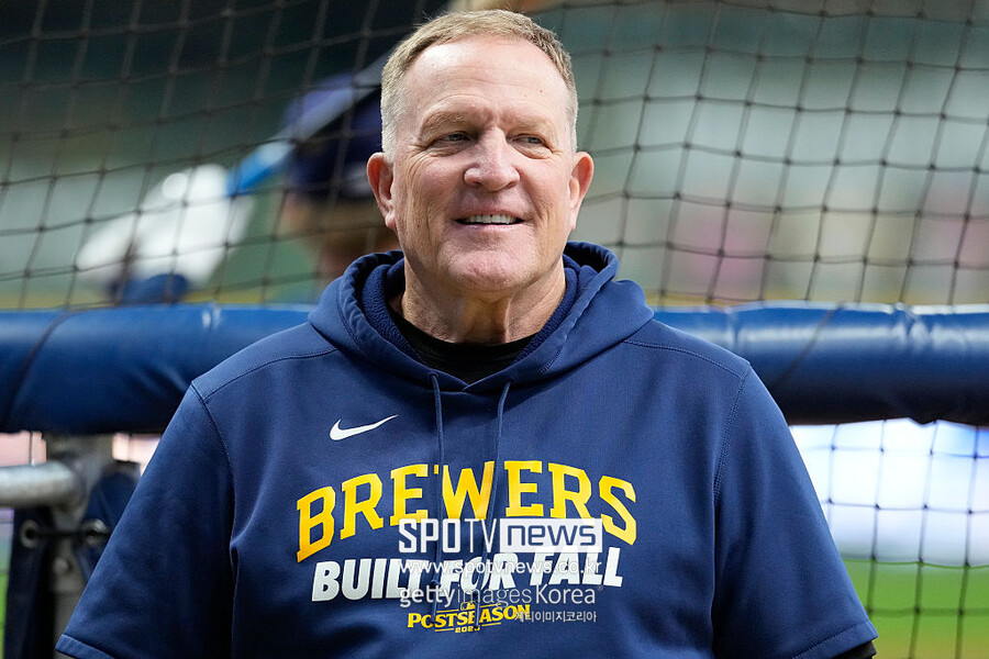 ▲ '스몰 마켓'으로 불린 밀워키 브루어스 돌풍을 만든 팻 머피 감독.