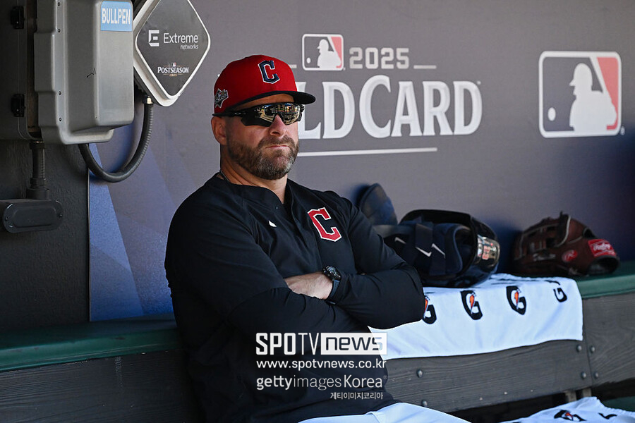 ▲ 스티븐 보그트 클리블랜드 가디언즈 감독.