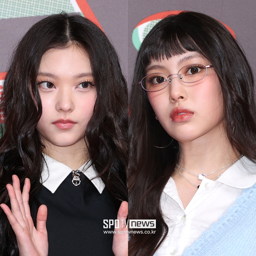 ▲ 뉴진스 해린(왼쪽), 혜인.  ⓒ곽혜미 기자