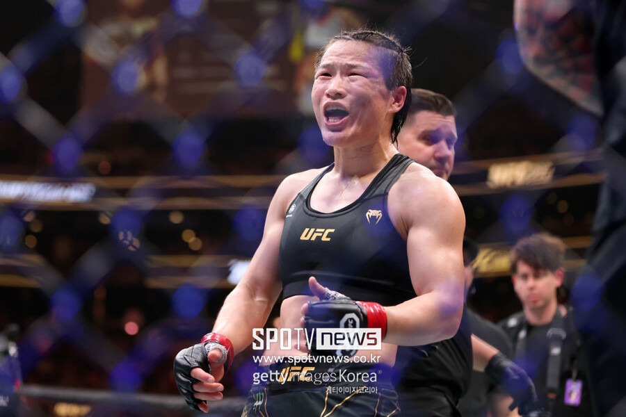 ▲ UFC 여성 스트로급 챔피언이었던 장 웨일리는 타이틀을 반납하고 한 체급 위인 플라이급 타이틀에 도전한다.