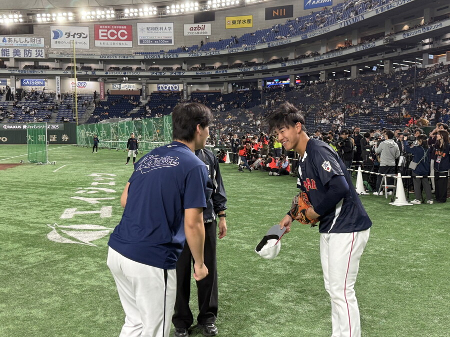 ▲ 이호성 니시카와 사과 ⓒKBO