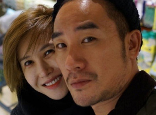 ▲ 윤혜진(왼쪽)과 엄태웅. 출처ㅣ엄태웅 SNS