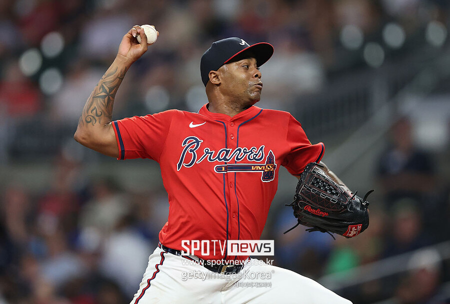 ▲ LA 다저스 오퍼를 거절하고 애틀랜타 브레이브스에 잔류한 라이셀 이글레시아스.