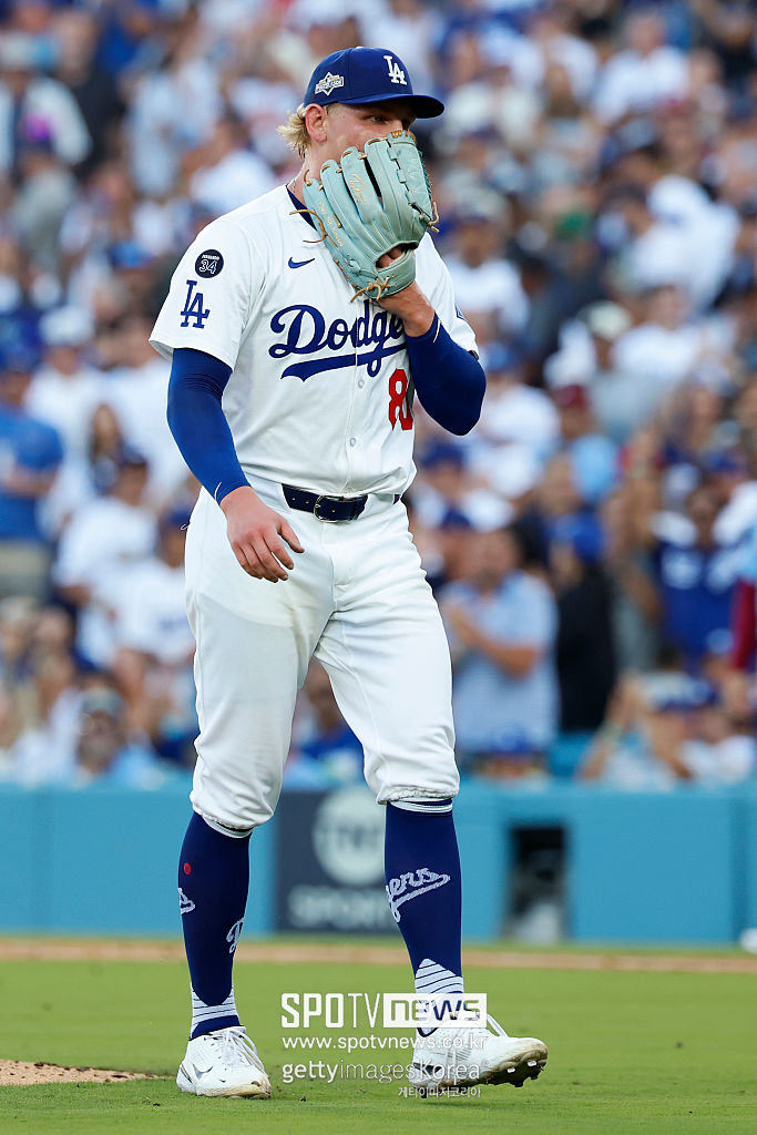 ▲ 에밋 시한은 LA 다저스가 공들여 키운 투수 유망주 중 한 명이다.