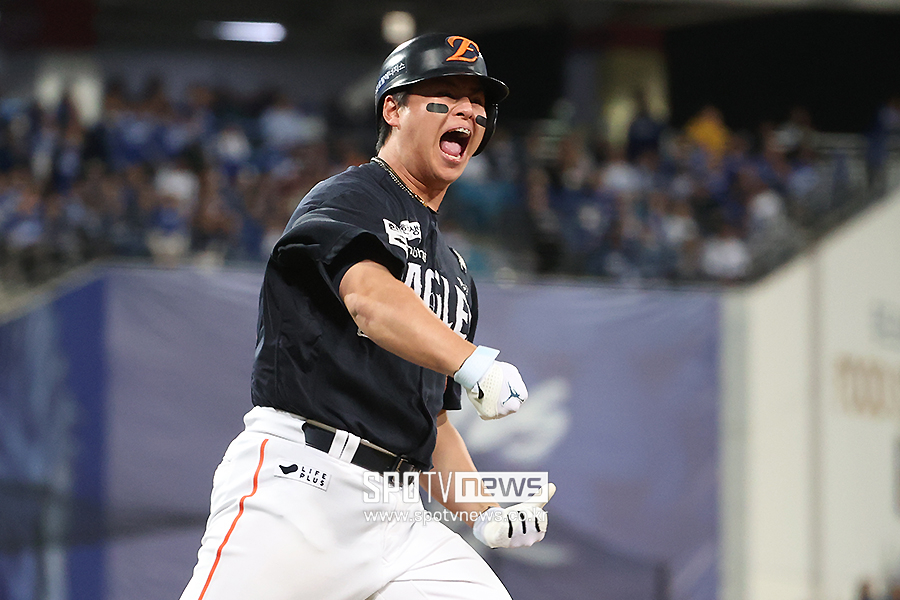 ▲ 한화와 비FA 다년 계약 협상을 진행할 것으로 예고된 노시환 ⓒ곽혜미 기자