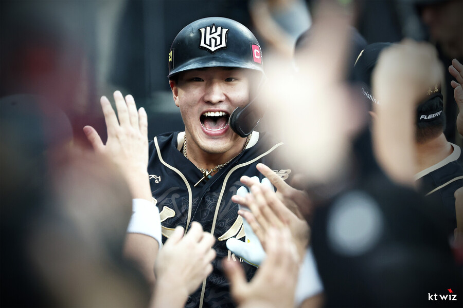 ▲ 안현민 ⓒKT 위즈