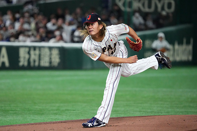 ▲ 2023년 APBC 결승전에서 한국을 상대했던 이마이 타쓰야.