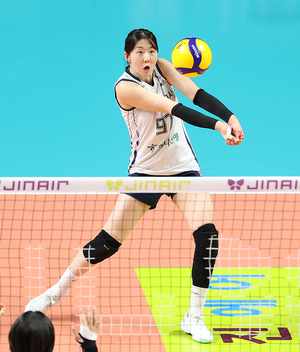 리시브 하는 강소휘