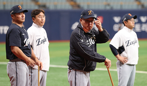 [포토S] 김경문 감독, 3연승 가야죠