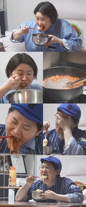 김신영, 감기 때려잡는 단짠 보양식 코스 공개 아프니까 먹어야지 ( 나혼자산다 )