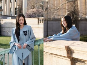 신세계 3세 올데프 애니, 이코노미석 열공 보람…美컬럼비아대 졸업사진 공개