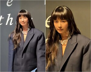 '원빈♥' 이나영, '뼈말라' 몸매 꽁꽁 숨긴 패션에 거북목 포즈에도 굴... - 뉴스 썸네일 이미지