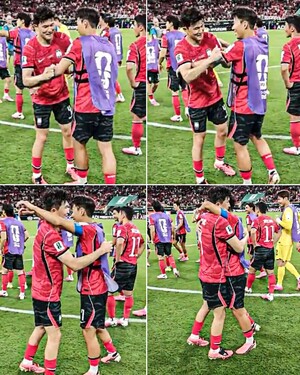 해외 매체도 깜짝 놀랐다! 김민재 왜 손흥민한테?...경기 후 보인 리스펙 행동에 극찬 세례