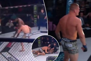 이럴수가 주먹 한 방에 실신→4초 KO 나왔다…UFC에서도 없는 기록