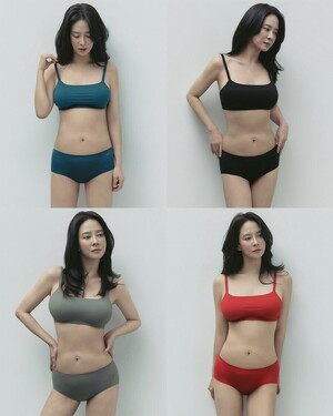 45세 송지효, CEO에서 속옷 모델로…군살 없는 몸매 감탄